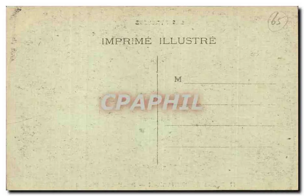 Grutas de BETHARRAM — Detalhe de um Teto — Editor: Imprime Illustre, n° 17 - Verso