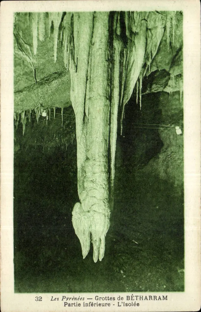 Die Pyrenäen — Höhlen von BÉTHARRAM — untere Teil - L'Isolée - Vorderseite