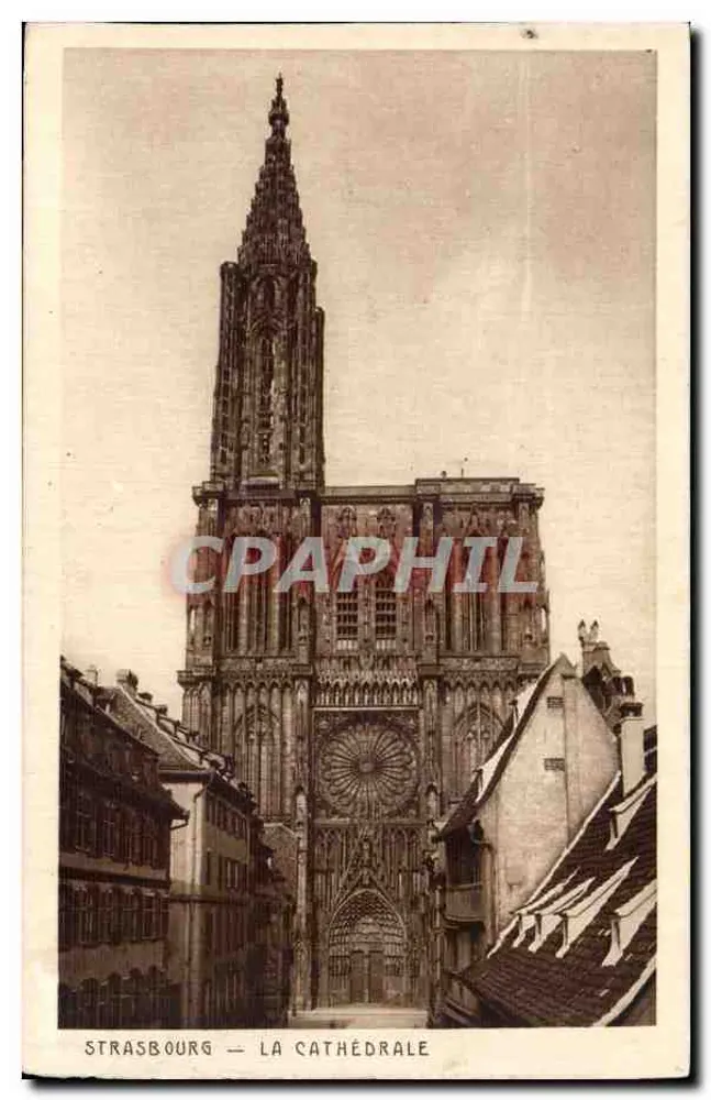 Estrasburgo — A Catedral — Grav. Braun 59 - Frente