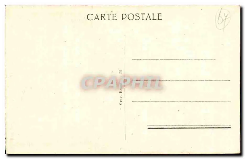 Estrasburgo — A Catedral — Grav. Braun 59 - Verso