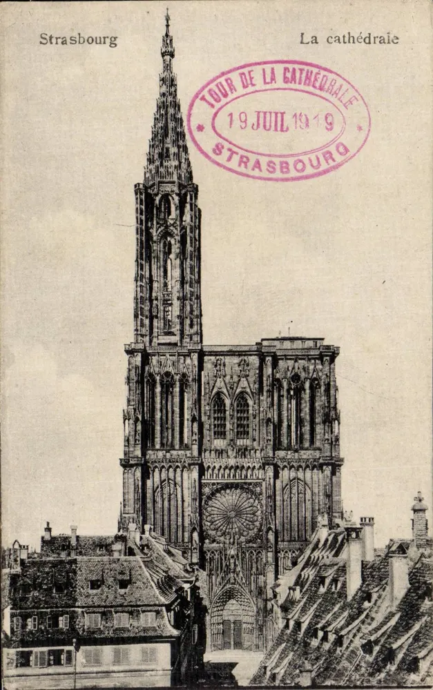 Strasbourg — Katedra — Drukarnia Akademicka, Strasbourg - Awers