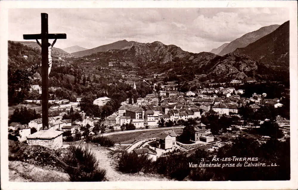 Ax-les-Thermes — Allgemeine Ansicht vom Calvary — LL - Vorderseite