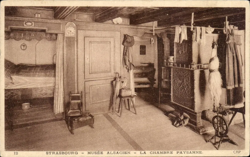 Straßburg - Museum für Elsass - Das Bauernzimmer — CAP, n°12 - Vorderseite