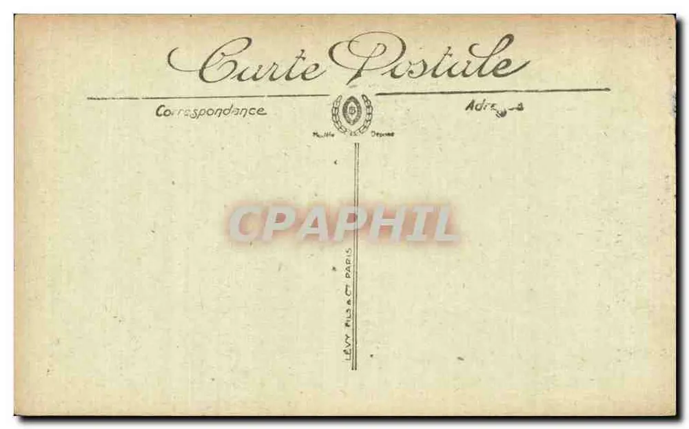 Estrasburgo — Túmulo do Maréschal de Saxe — Lévy Frères & Cie, Paris - Verso