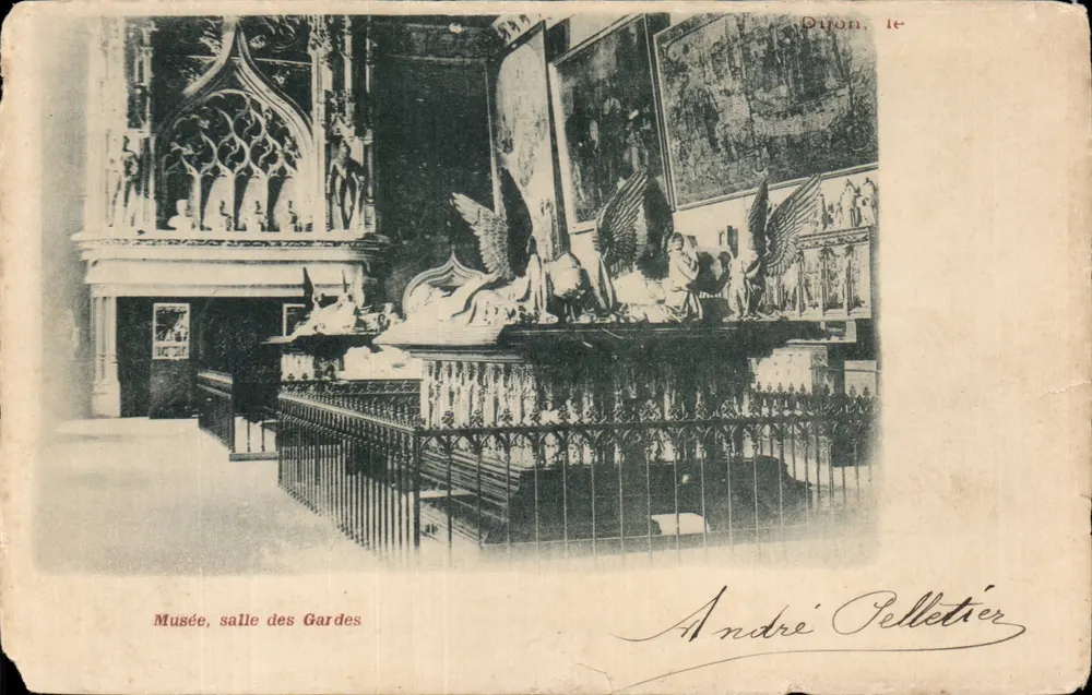 Dijon, museum, zaal van de Wachters — André Pelletier, n°16 - Voorkant