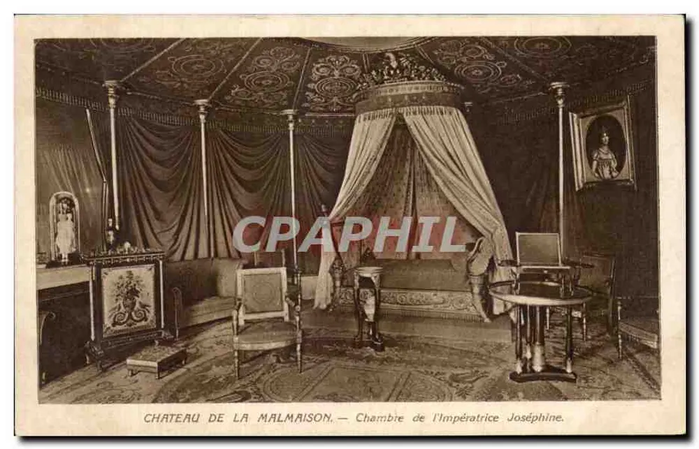 Schloss La Malmaison — Zimmer der Kaiserin Joséphine - Vorderseite