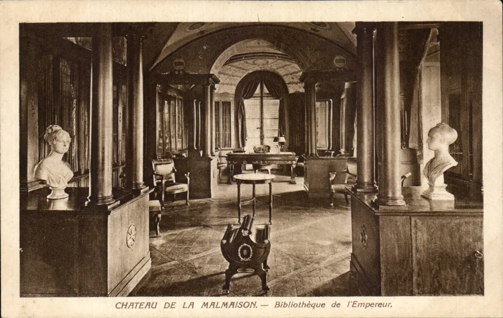 Château de La Malmaison — Bibliothèque de l'Empereur — Verlag L. Lechevallier, Paris - Vorderseite
