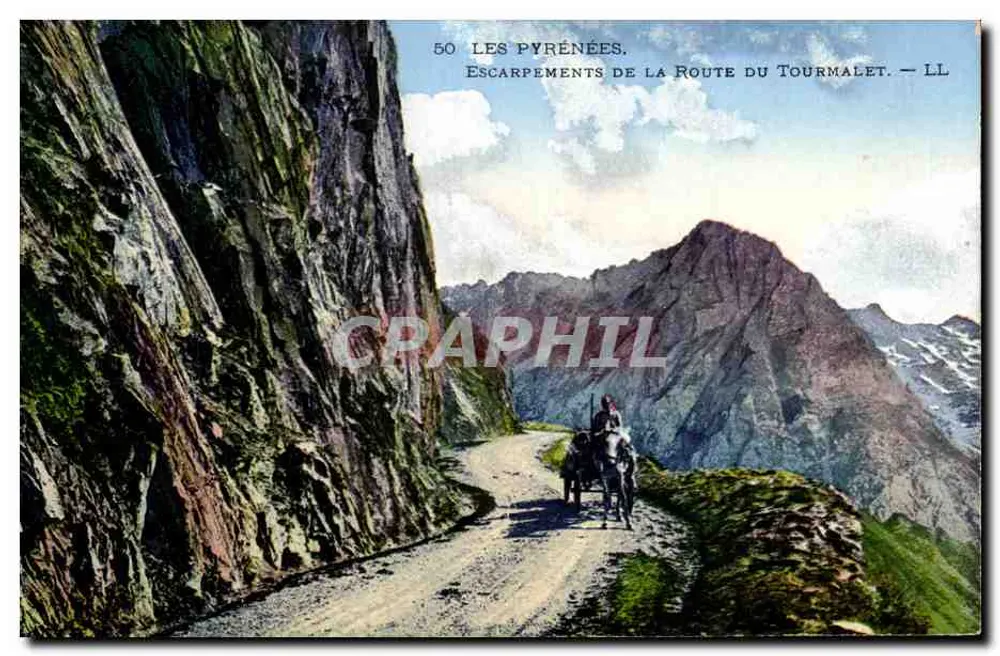 Die Pyrenäen — Escarpments der Tourmaletstraße — LL - Vorderseite