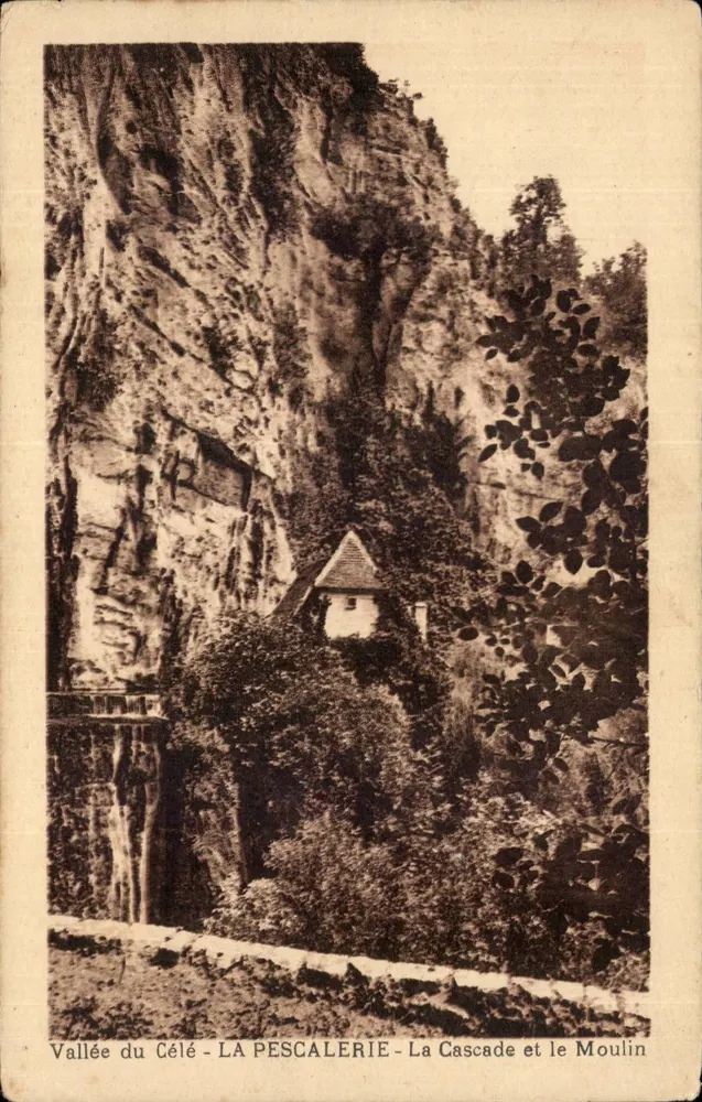 Tal des Célé - LA PESCALERIE - Die Wasserfall und das Mühle - Vorderseite