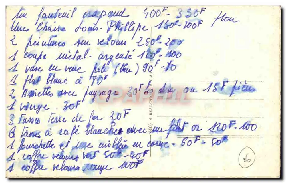 Cannes — Ansicht vom Croix des Gardes — LL n°368 - Rückseite