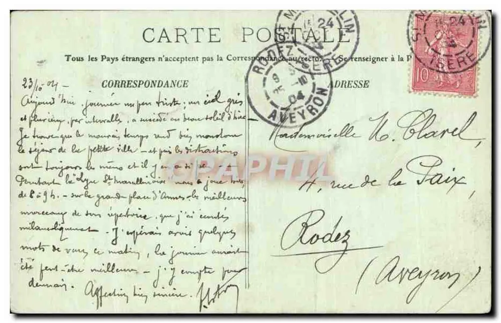 La Grande Chartreuse — Rota do Deserto — Holl, n°162 - Verso