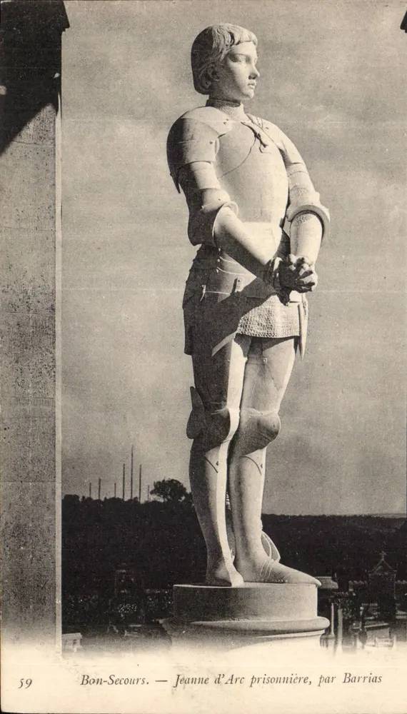 Bon-Secours — Jeanne d'Arc in Gefangenschaft, von Barrias - Vorderseite