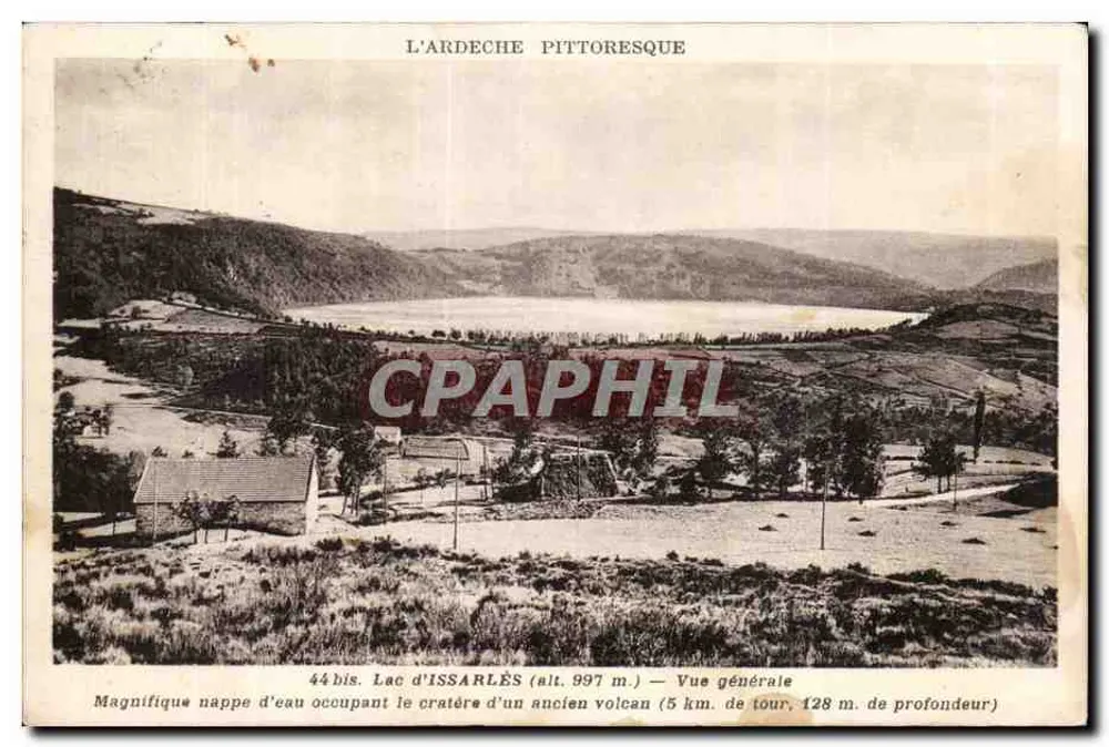 Lake Issarlès — Algemene uitzicht - Voorkant
