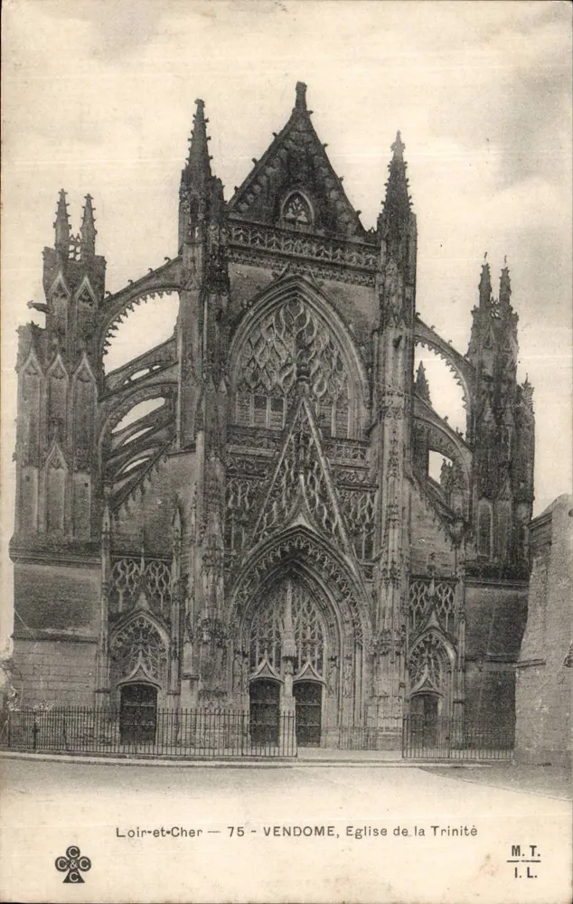 Vendôme - Igreja da Trindade — M.T. I.L. — Loir-et-Cher 75 - Frente