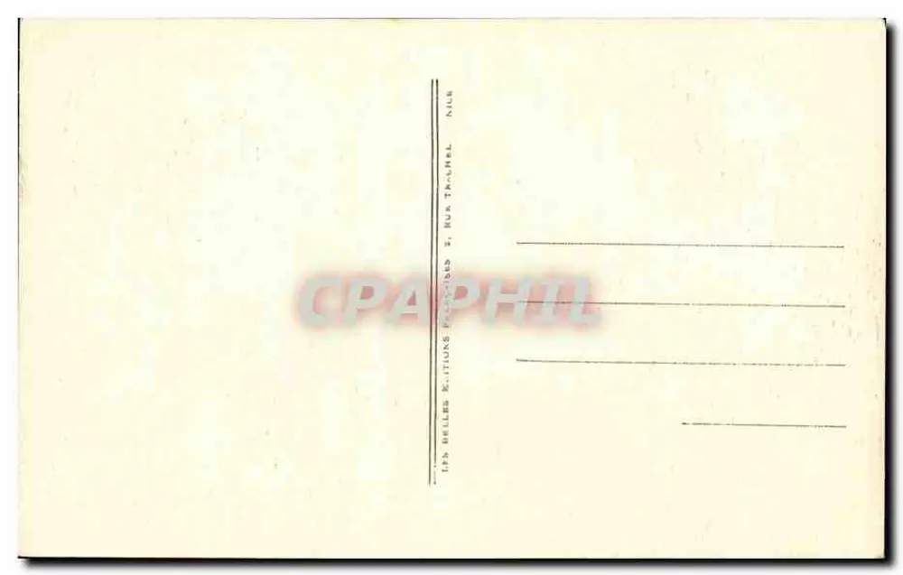 Menton - Cap Martin — Promenade am Meer — Verlag: Les Belles Éditions, St. Raphaël - Rückseite