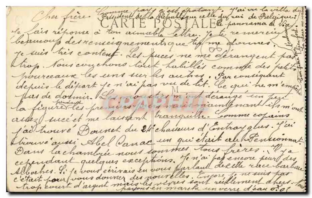 Menton — Das Casino und die Gärten — Edition Baille & Cie, n° 981 - Rückseite