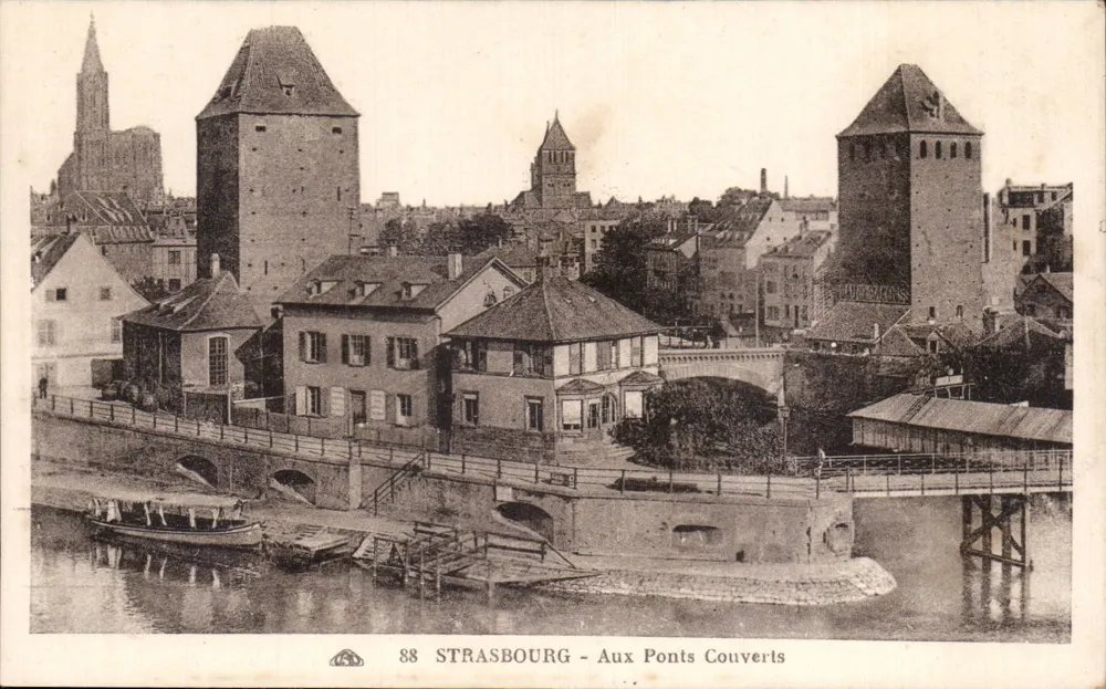 Strasbourg - Aux Ponts Couverts — uitgever 'Bibliothèque des Arts Décoratifs' n°88 - Voorkant