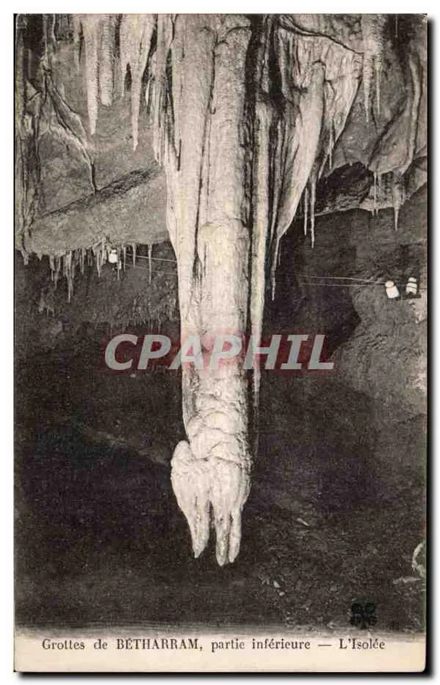 Grutas de BÉTHARRAM, parte inferior — L'Isolée - Frente