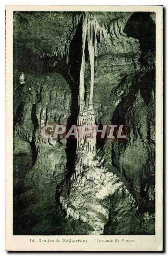 Grutas de Bétharram — Torsade St-Pierre — série 14 - Frente