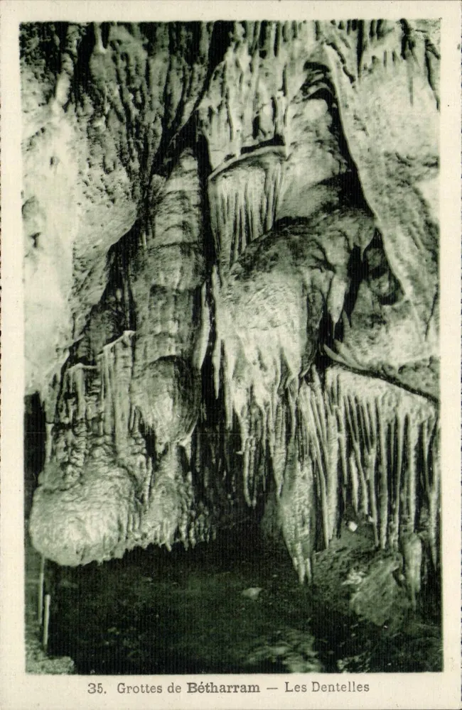 Grottes de Bétharram — Les Dentelles — n°35 - Frente