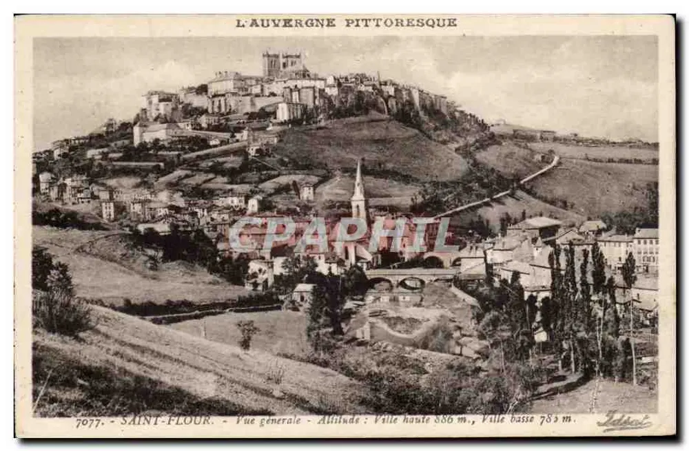 Saint-Flour — Vista geral — Edição 'Idéal' Vichy - Frente
