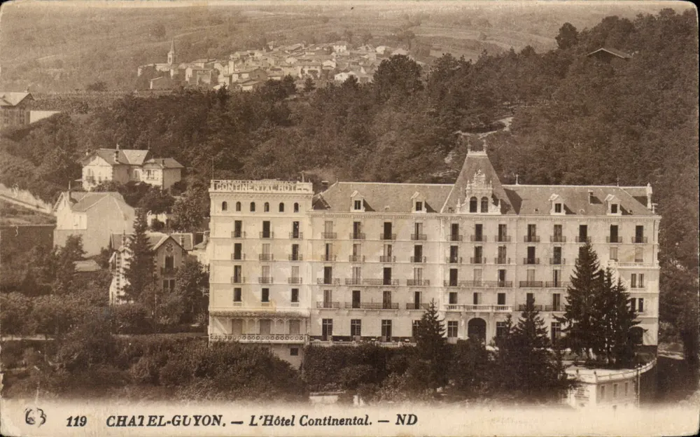 Châtel-Guyon — Hotel Continental — ND — Nr seryjny 119 - Awers
