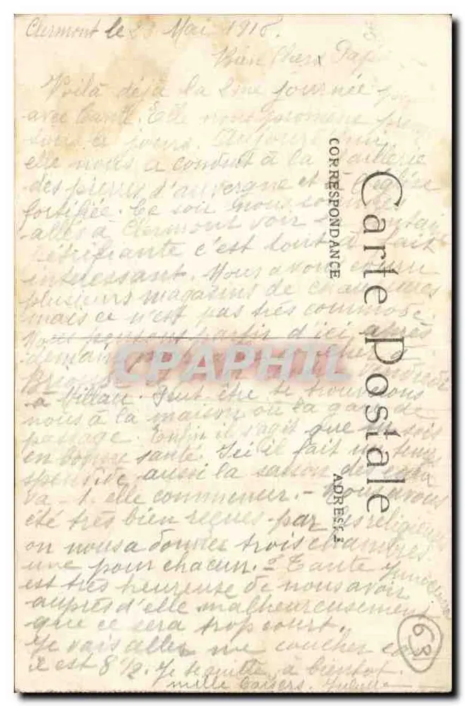 Panorama de ROYAT-les-BAINS (P.-de-D) — n° 579 — editor no visible - Reverso