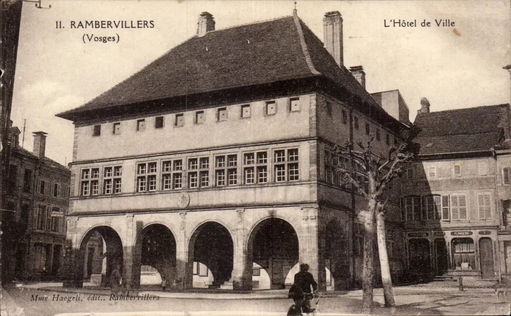Rambervillers (Vosges) — Rathaus — Mme Haegeli, Verlag, Rambervillers - Vorderseite
