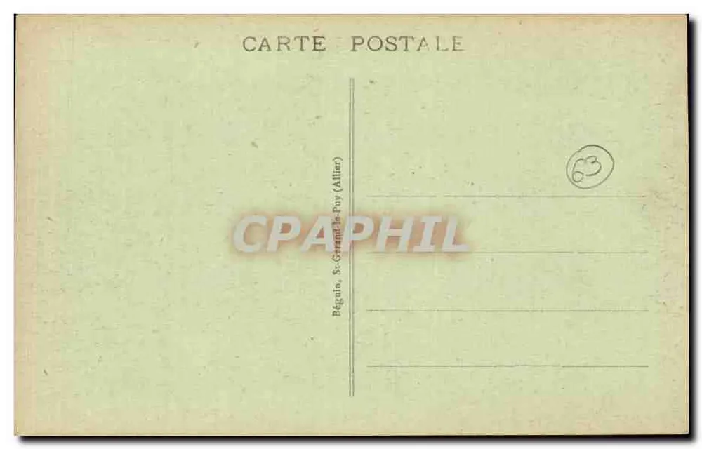 Châteauneuf-les-Bains — Presqu'île de Saint-Cyr — Die pittoreske Auvergne - Rückseite