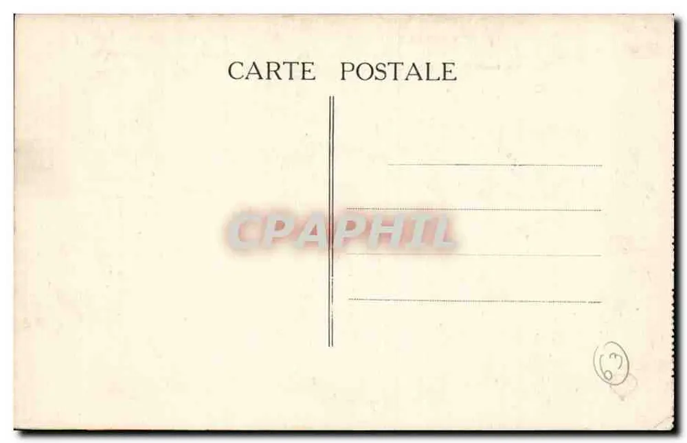 Castelo de Chouvigny — L'Auvergne pittoresque — editora V.D. n°23 - Verso