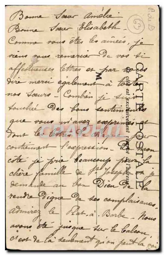 Cascata do Plat à Barbe — Lauvergne — M.I.L. n°72 - Verso