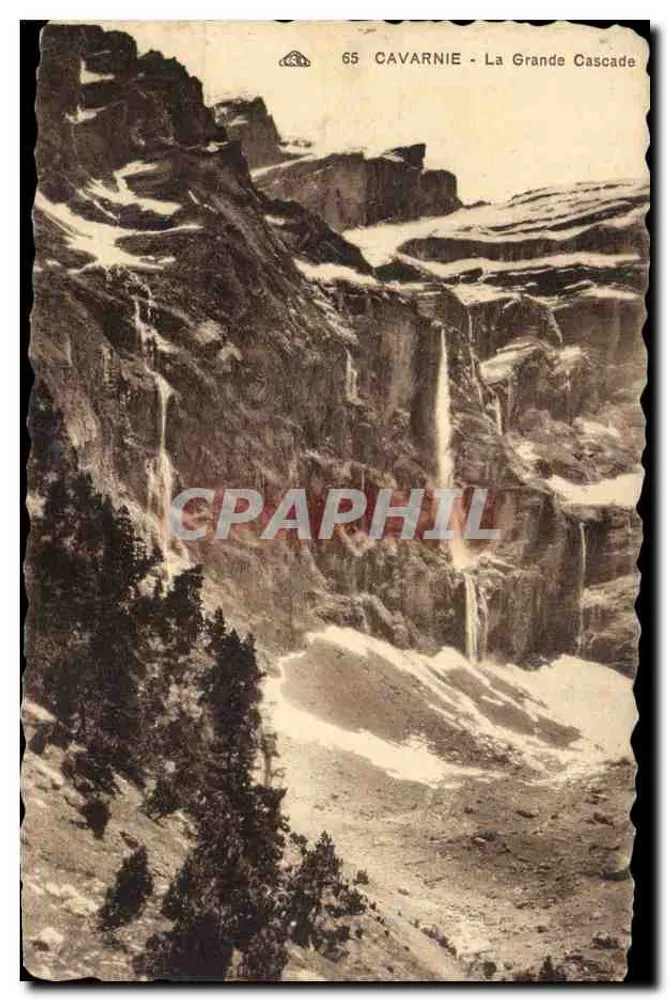 Cavarnie - A Grande Cascata — Éditeur Hôtel du Cirque et du Pont-de-Neige, Gavarnie - Frente
