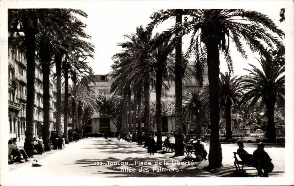 Toulon — Place de la Liberté — Allée des Palmiers - Vorderseite