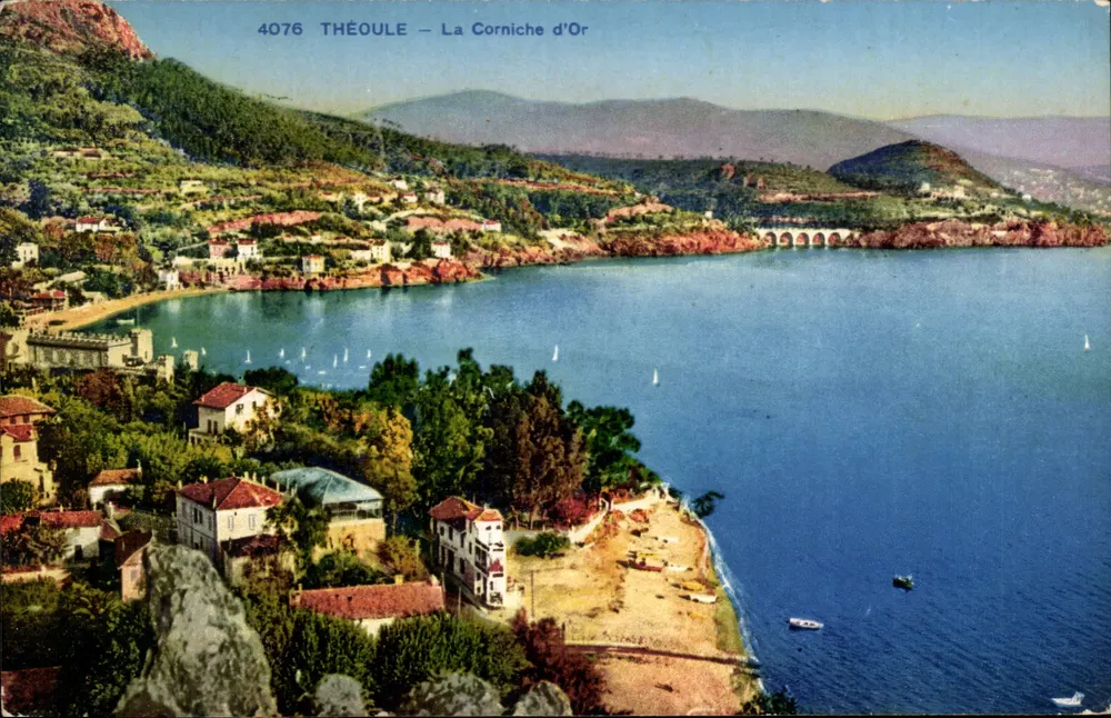 Théoule — A Corniche d'Or — Photochrome A.D.L.A. (Nice) - Frente