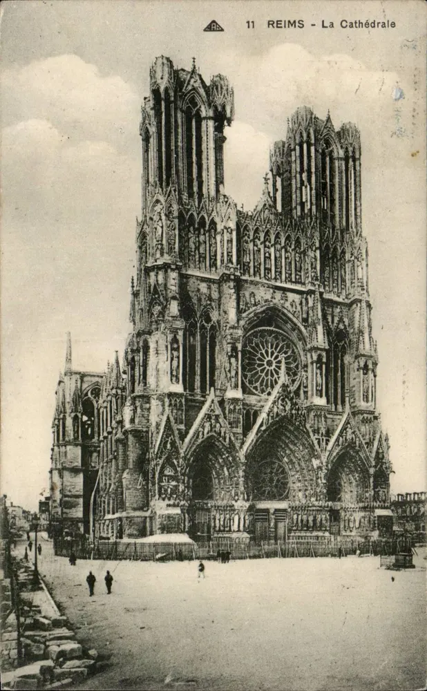Reims - A Catedral — Editor: Edition Reims Cathédrale, n° 11 - Frente