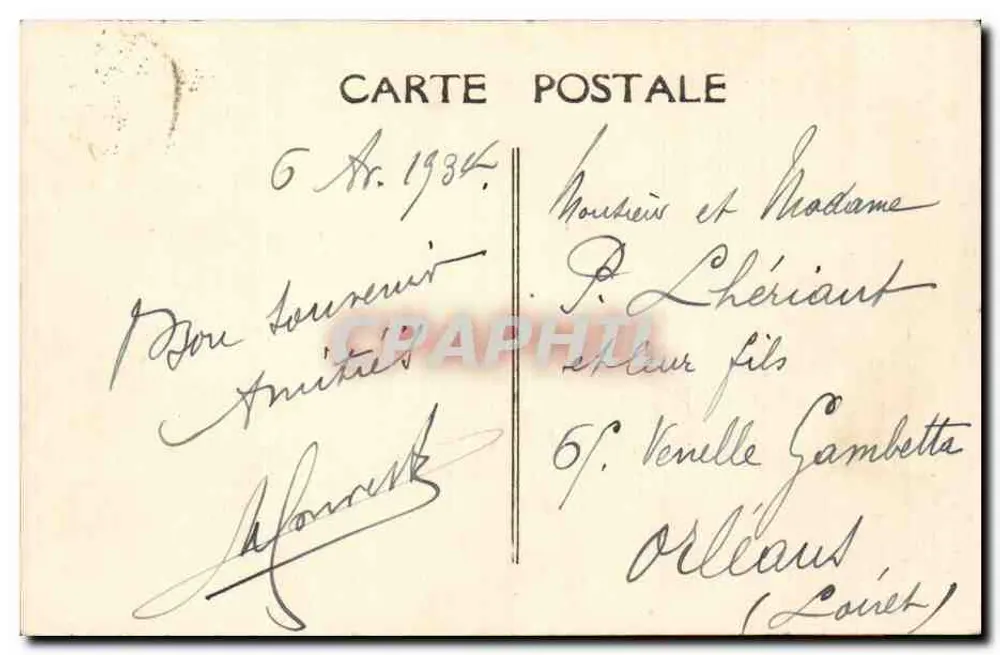Castelo de Saint-Gilles — Châteaudun — M.G. 150 - Verso