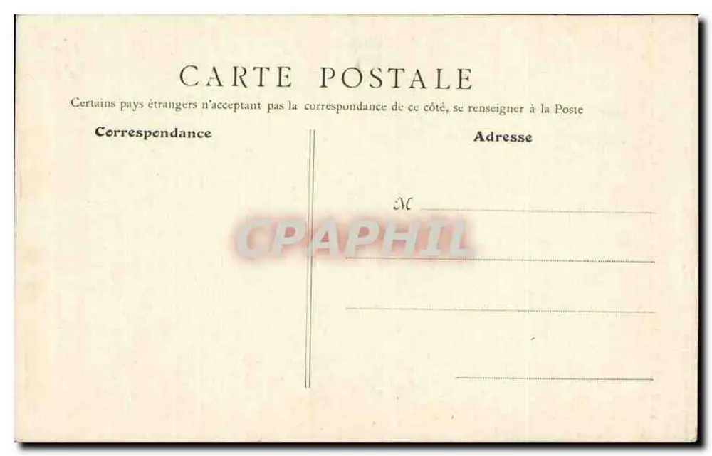 Sens — Das Neue Rathaus, aus der Perspektive gesehen — Sammlung P. R.-S. - Rückseite