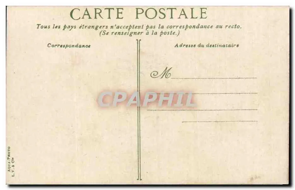 Dinan - O Viaduto & a Rance — L.V.& Cie, n° 867 - Verso