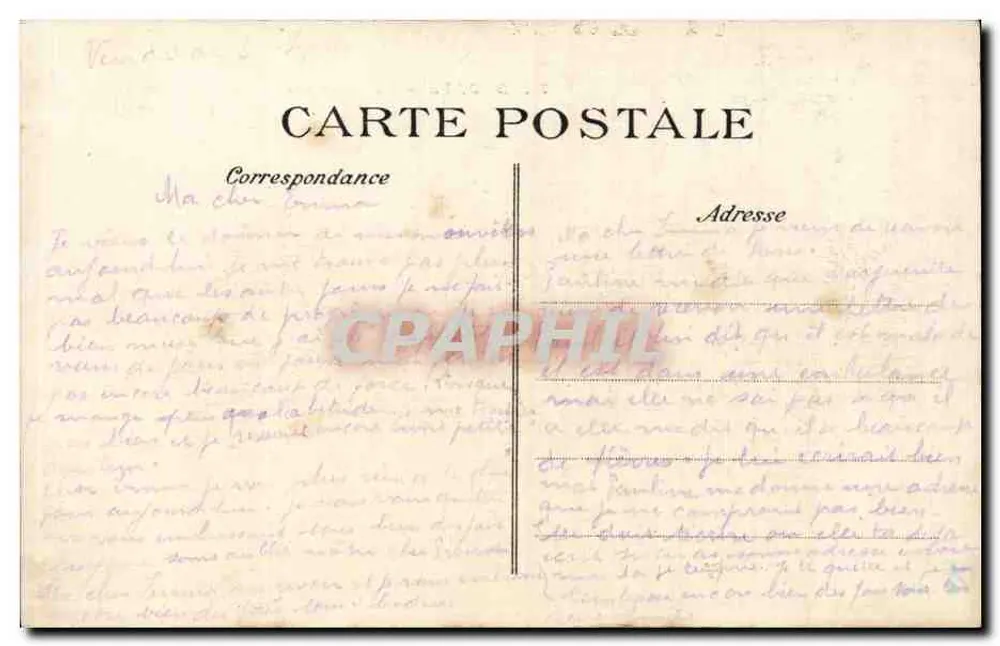 Zuydcoote — O Sanatório — Vista Geral — Editor Berlez Carpentier - Verso