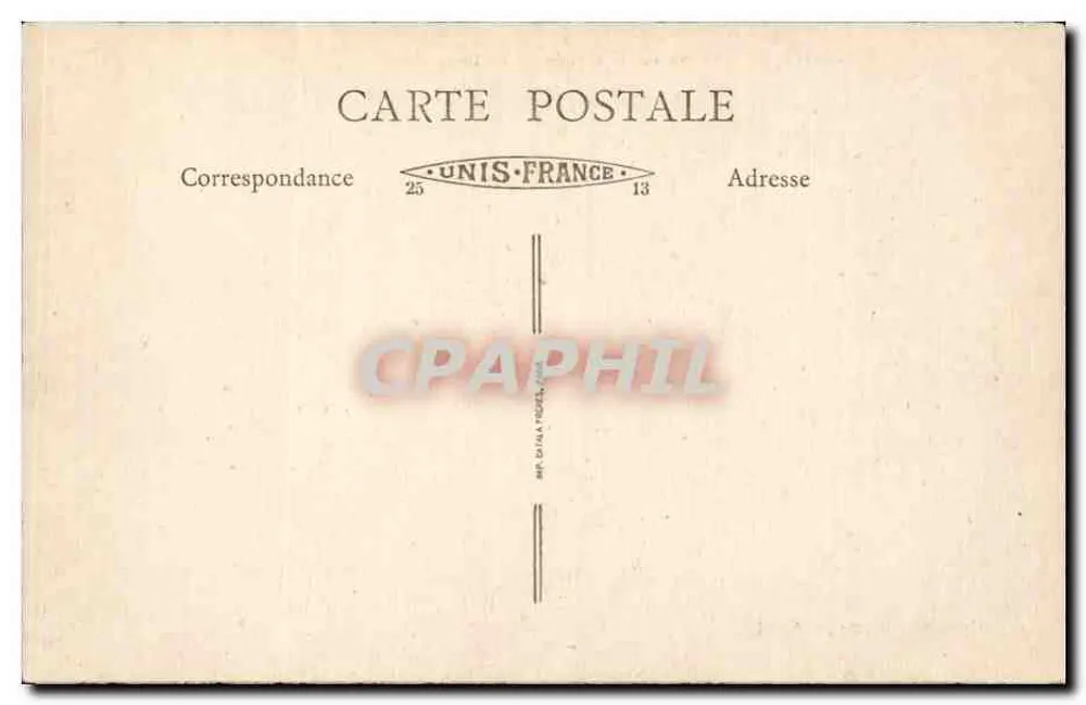Abadia de Vaucelles — O Logis Abbatial — Oscar Masson, édit., Cambrai - Verso