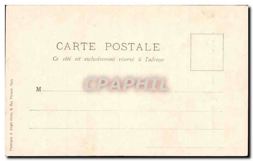 Arras — Das Rathaus und die Place de la Vacquerie — Phototypie A. Binger, Paris - Rückseite