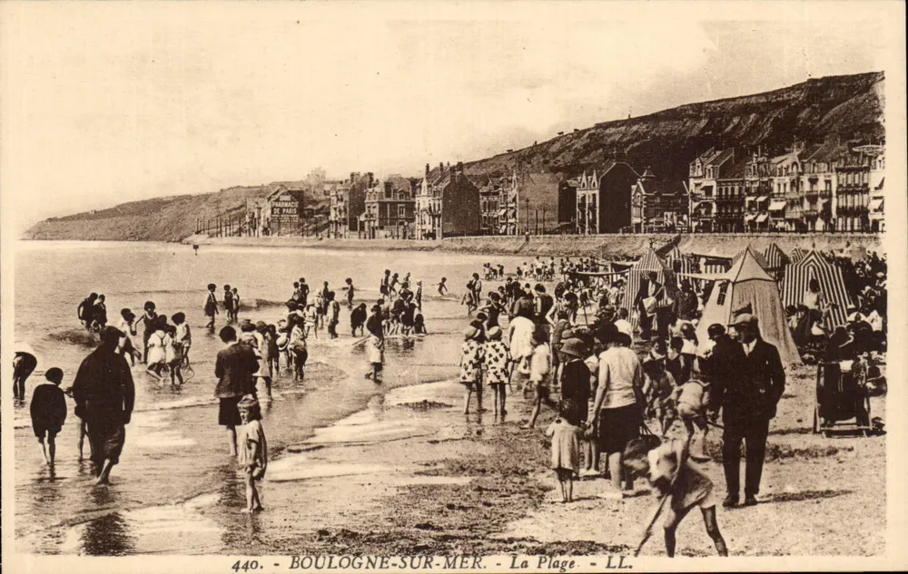 Boulogne-sur-Mer — La Plage — LL, n° 440 - Recto