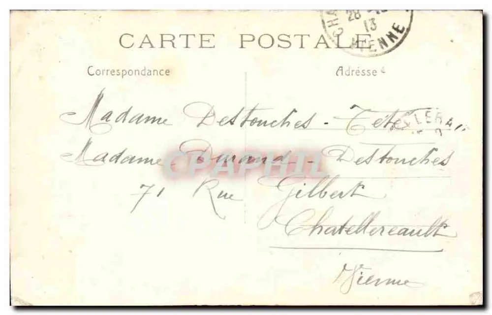 Enghien-les-Bains - Ansicht des Kasinos — unbekannter Verlag, Nr. 44 - Rückseite