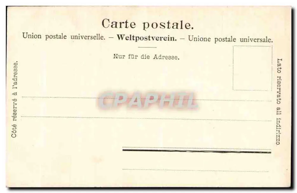 Champéry Most Moliern — widok mostu kamienno-żelaznego nad strumieniem, otoczony lasami i górami — J.J. 1077 - Rewers