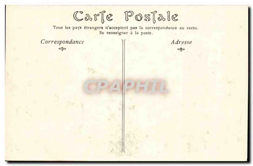 Falaise — O Castelo (lado oeste) — D. Fot. - Verso