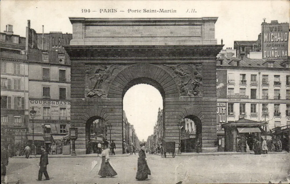 Paris — Porta Saint-Martin — J. II. — n°194 - Frente