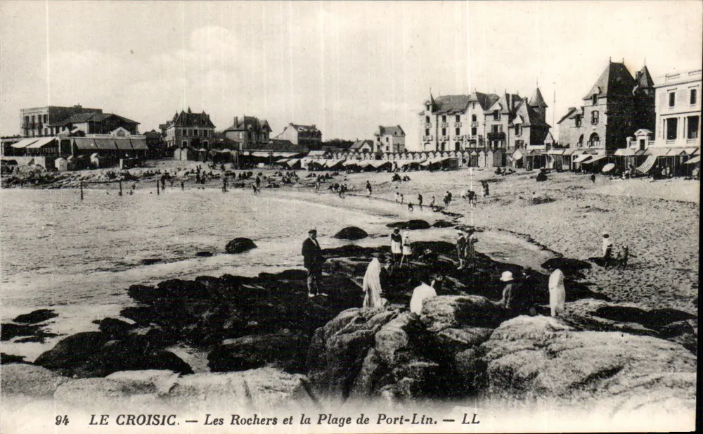 Le Croisic — Die Felsen und der Strand von Port-Lin — LL - Vorderseite