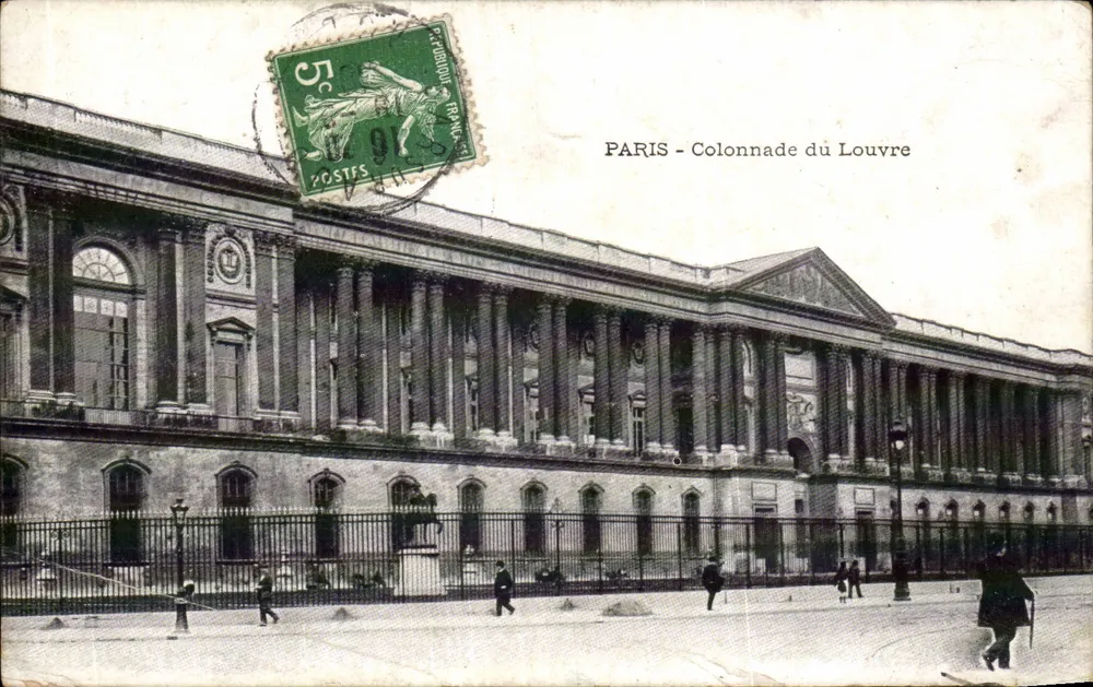 PARIS - Colunata do Louvre — editor TUBBOU, número de série não visível - Frente