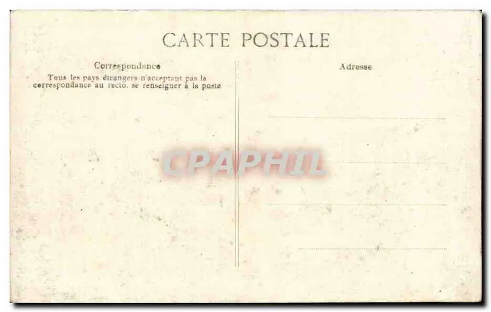 Flut der Seine — Paris - Brücke von Austerlitz — Der 27. Januar 1910 — Verlag E.P.D. - Rückseite