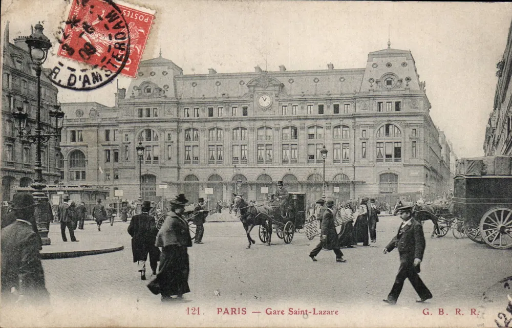 PARIS — Gare Saint-Lazare — G.B.R.R. n°121 - Voorkant